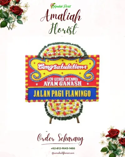 Bunga Papan Congratulation di Nagrak Utara
